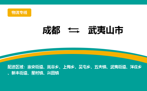 成都到武夷山市物流专线_成都到武夷山市货运专线公司