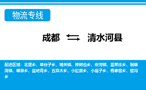 成都到清水河县物流公司_成都到清水河县货运_成都到清水河县物流专线