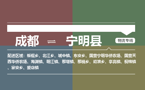 成都到宁明县物流公司_成都到宁明县货运_成都到宁明县物流专线